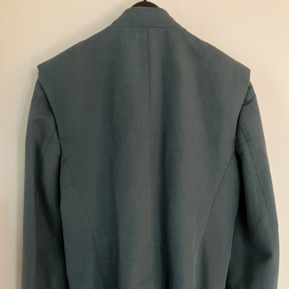 Isabel Marant is Linen Jacket w/ Black Satin Lapels 44 10 12 L - Picture 4 of 7